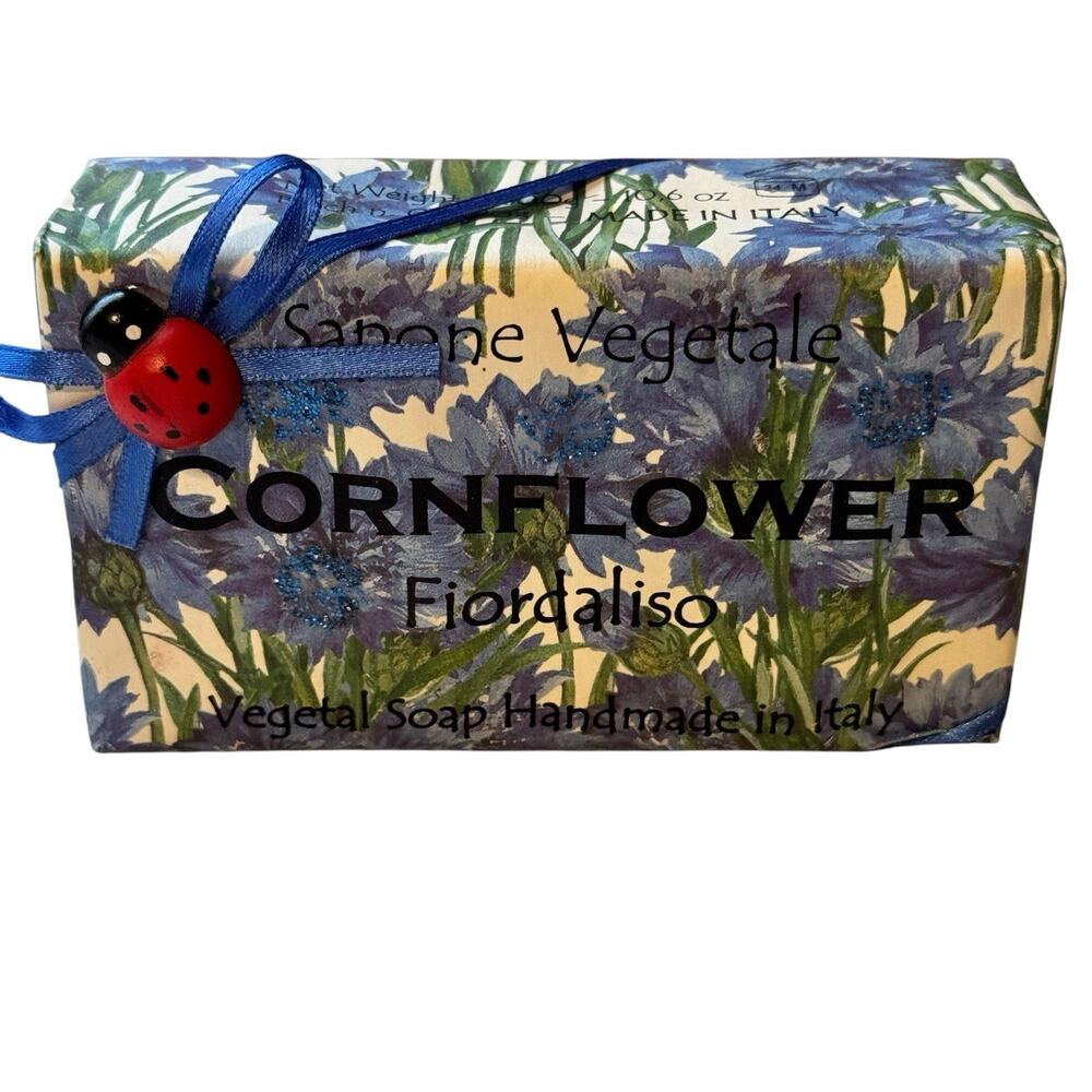 Italian Luxury Vegetable Bar Soap 10.6 oz. , Handmade~CORNFLOWER